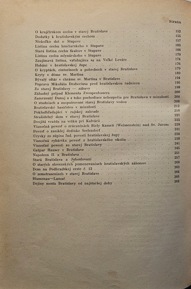 Zo starých zápisníc mesta Bratislavy