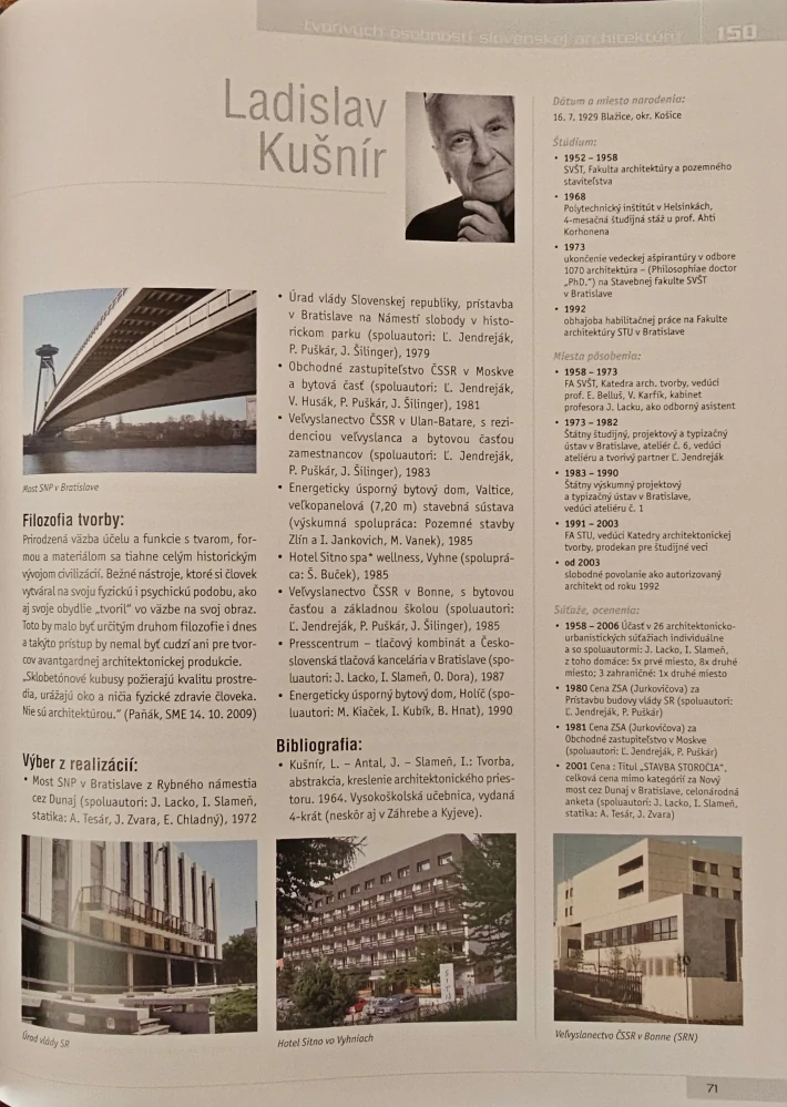 Slovenská architektúra (150 tvorivých osobností súčasnej architektúry)