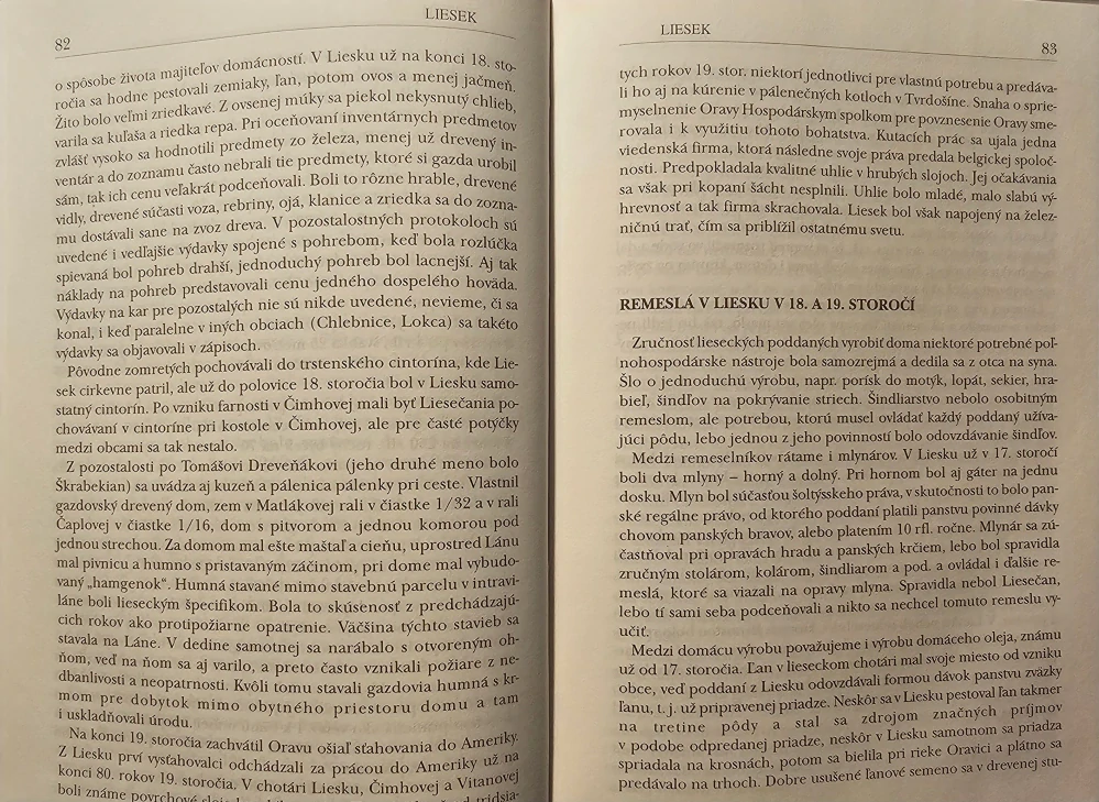 Liesek (V premenách času 1558-1998)