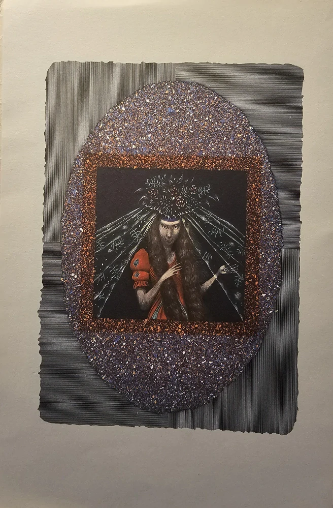 Tri princezné v belasej skale (Súbor 9 ilustrácií/zinkografií Albína Brunovského)