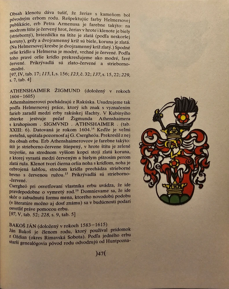 Rodové erby na Slovensku I.-II.  