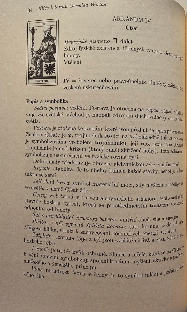 Klíče k tarotu Oswalda Wirtha