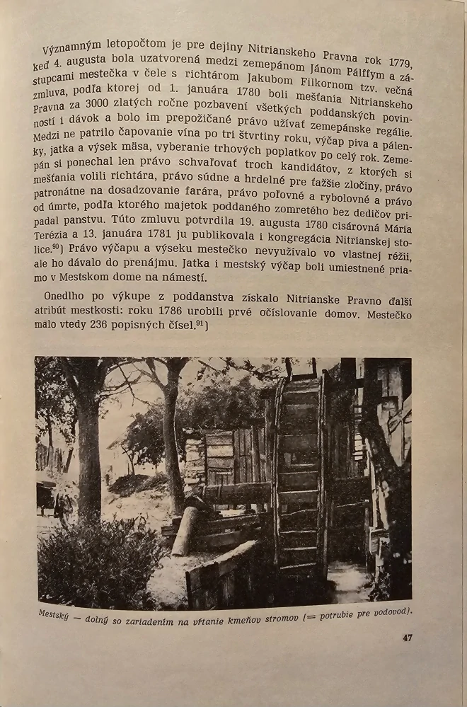 Nitrianske Pravno 1335-1985