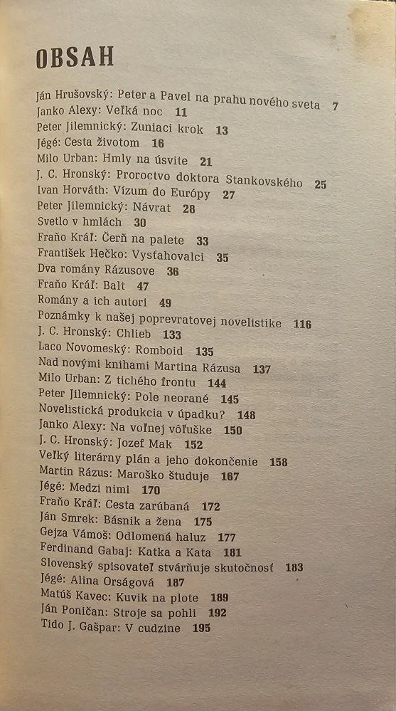 Medzi prúdmi I.-II.
