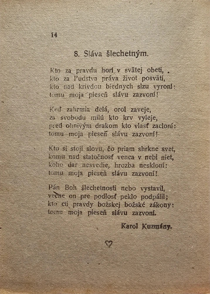 Ľudové piesne slovenské.