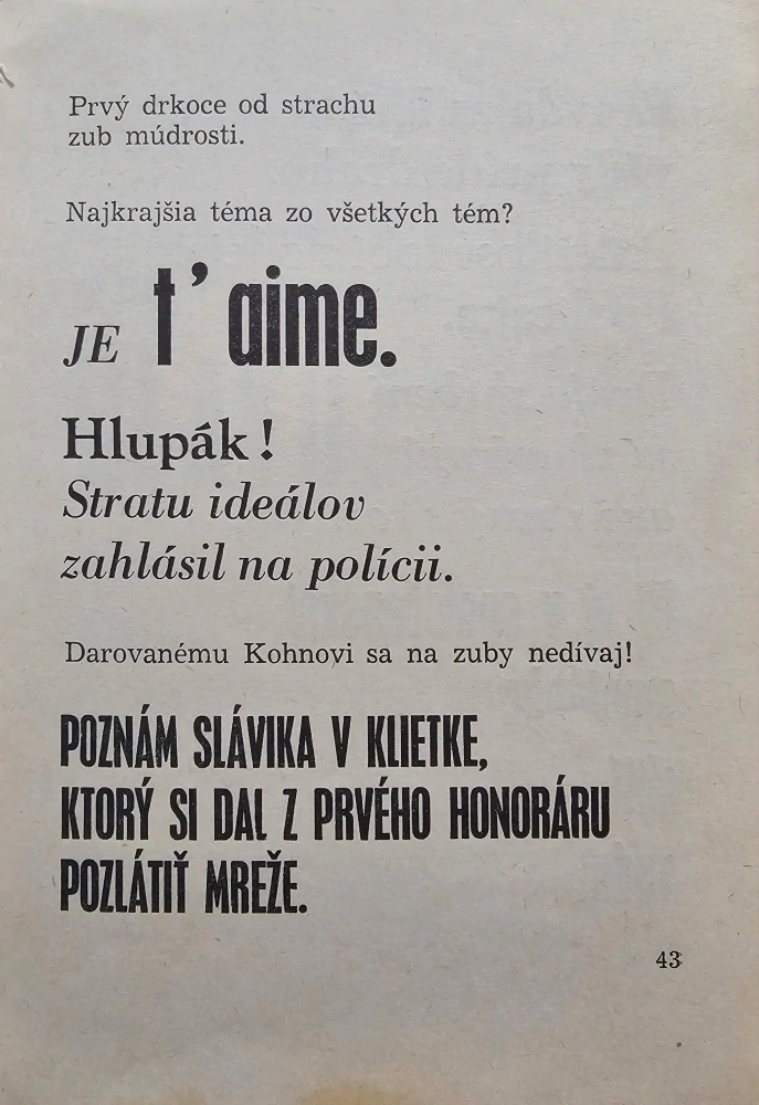 Posledná večera /s podpisom