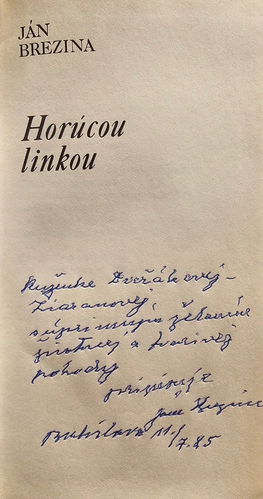 Horúcou linkou /s podpisom