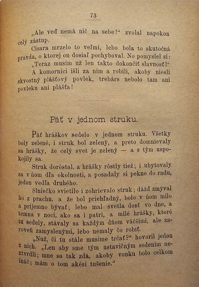 Konvalinky. (Vybrané poviedky J. C. Andersena pre milú našu mlaď a jej priateľov. (Sväzoček I.)