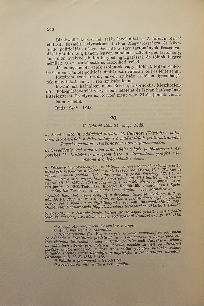 Slovenské povstanie roku 1848-1849 (I. diel, I.+II. časť)