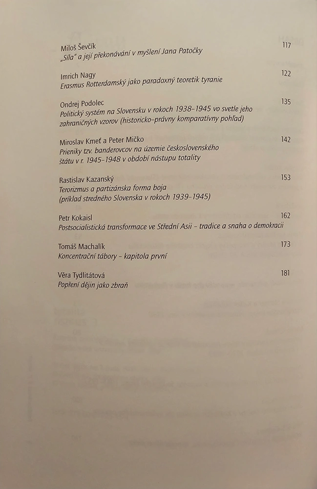 Totalitarismus 3: Totalita, autorita a moc v proměnách času a prostoru
