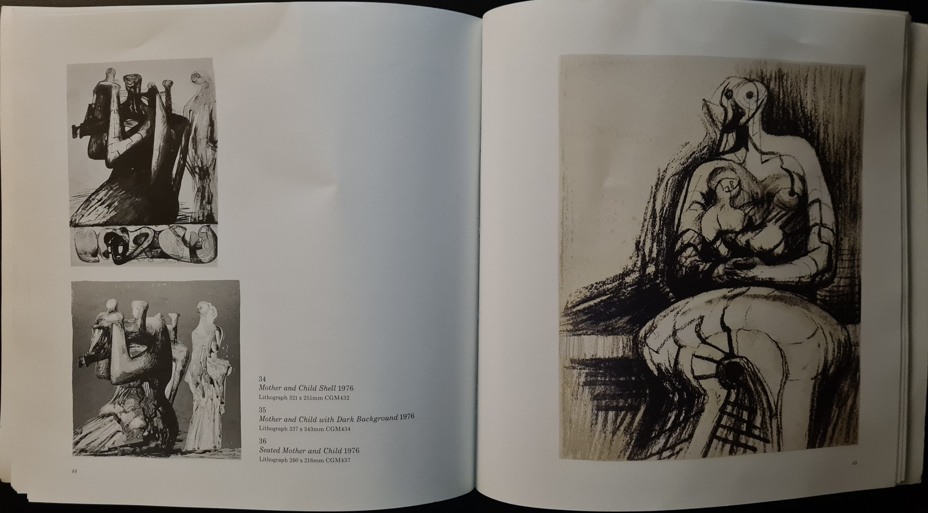 Menry Moore (Etchings and lithographs 1949-1984)