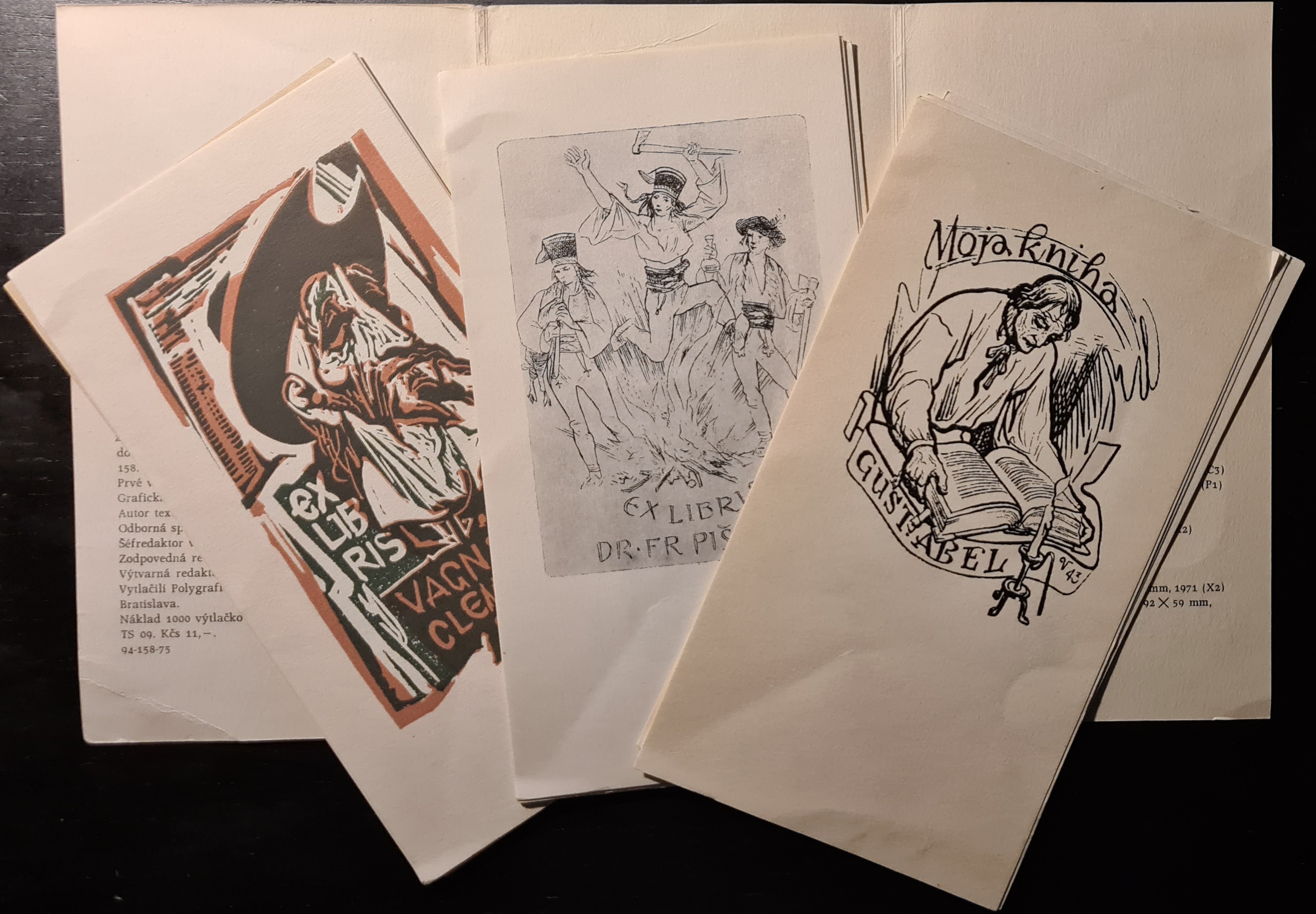 Jaroslav Vodrážka, exlibrisy