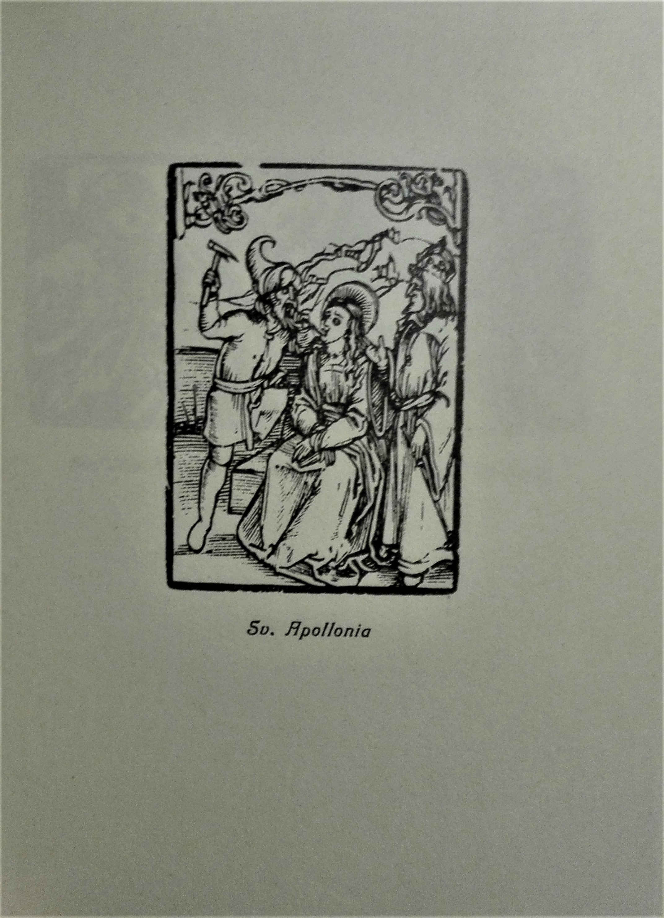 Umučenie Pána a gotické obrázky svätých