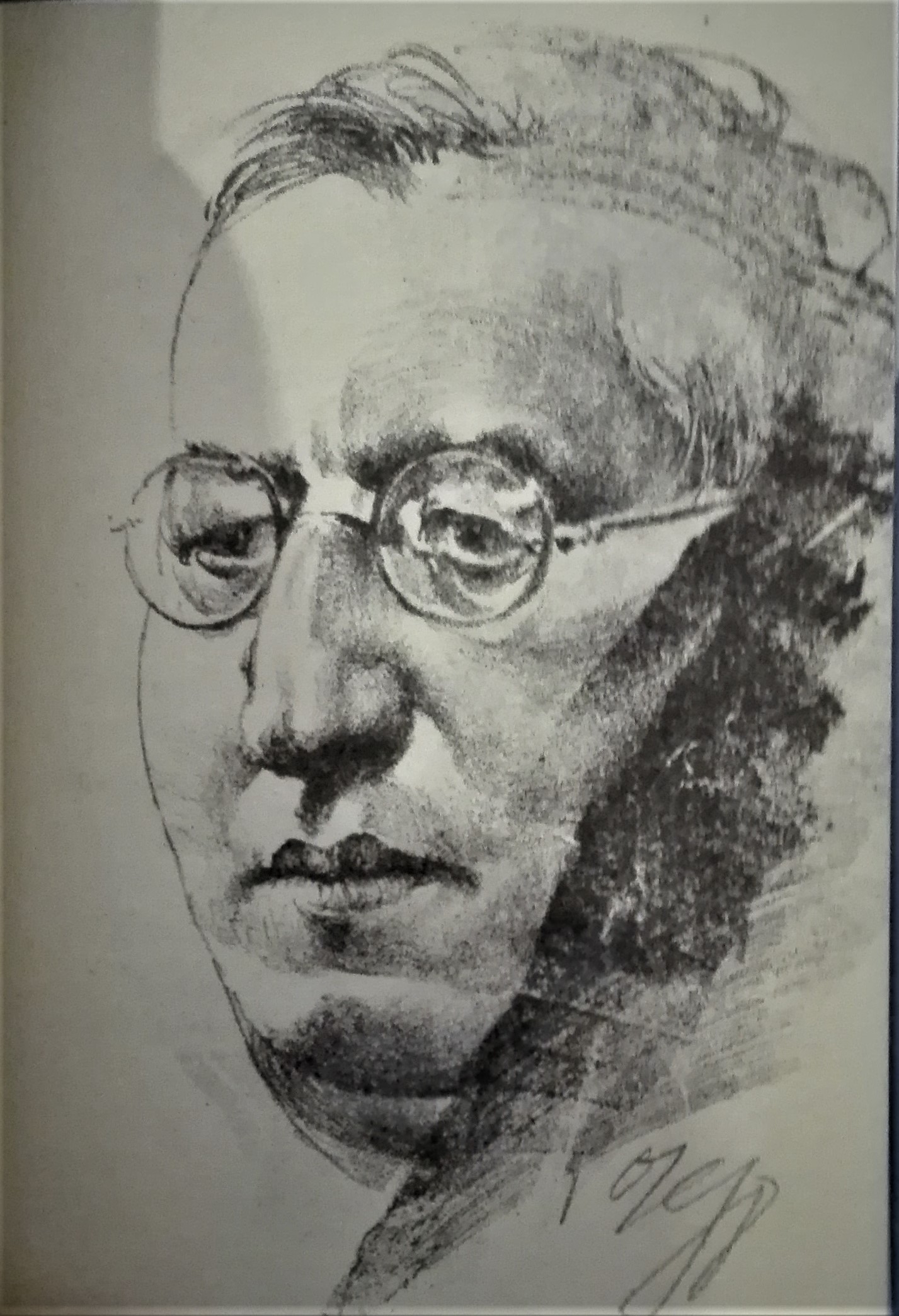 Vzpomínka na Vinohradské divadlo /s podpisom ilustrátora