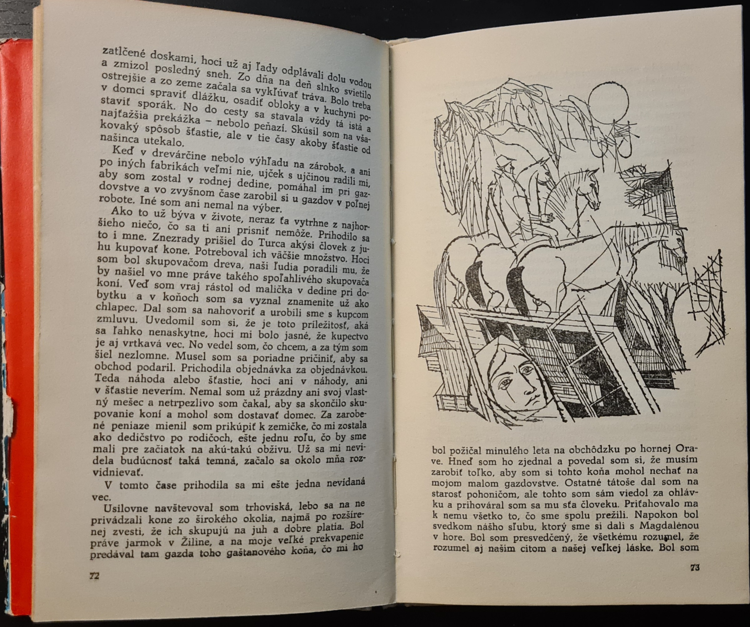 Tri gaštanové kone