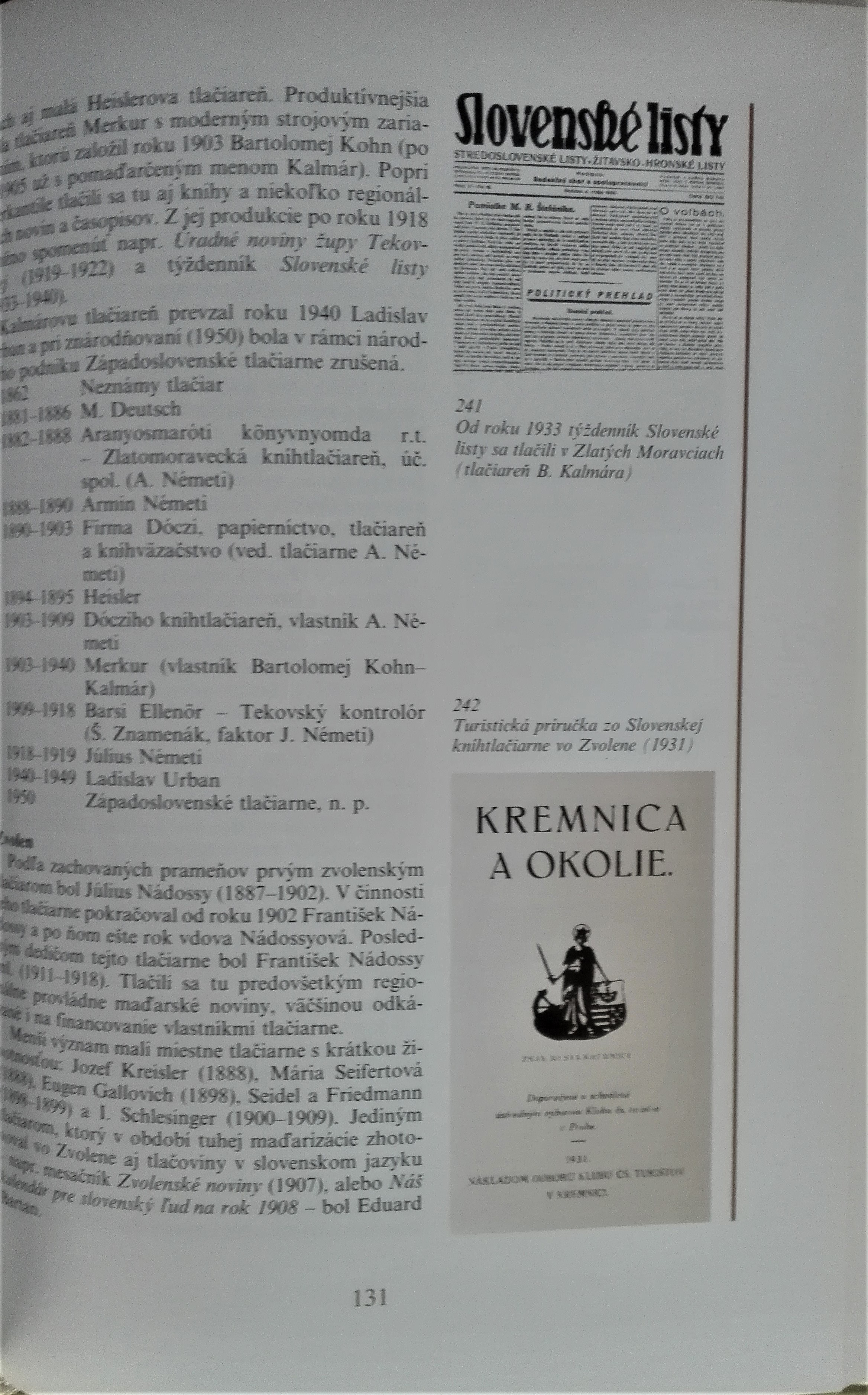 Tlačiarne na Slovensku 1477-1996