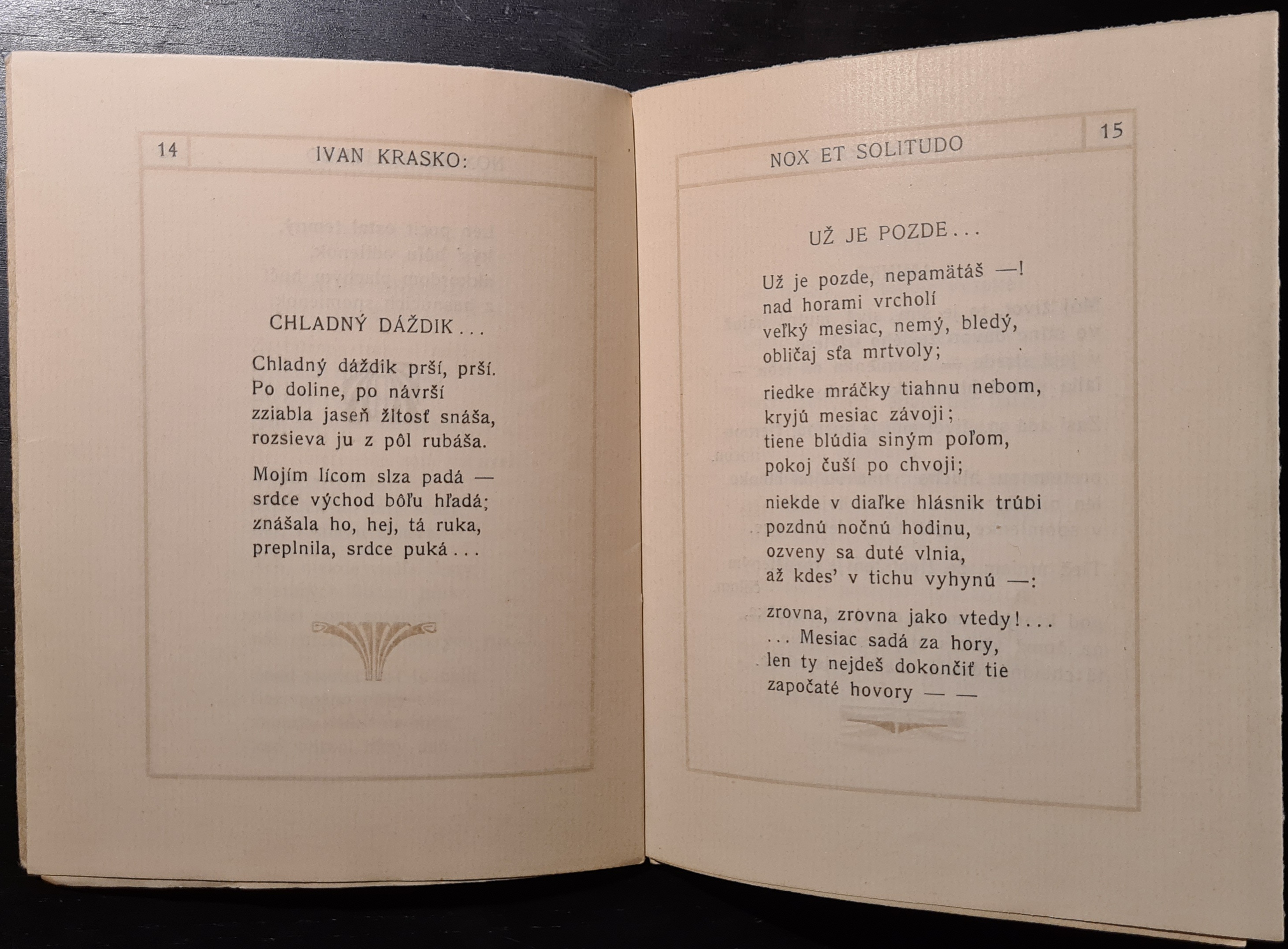 Nox et solitudo /podpis M. R. Štefánik - pripisované