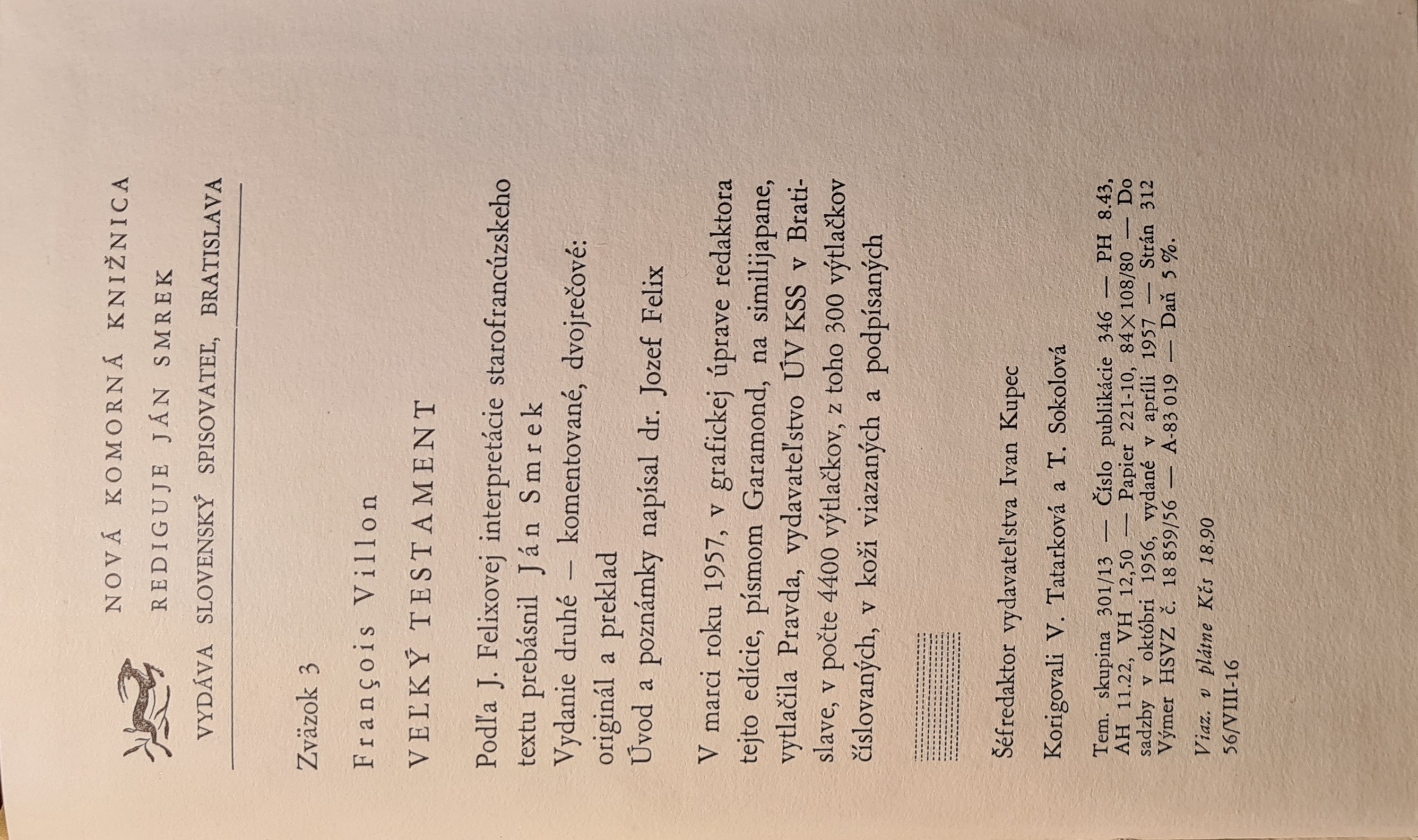 Veľký testament (II. vydanie) /s podpisom