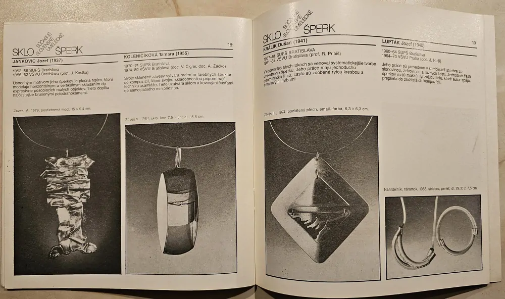 Súčasné umelecké sklo a šperk