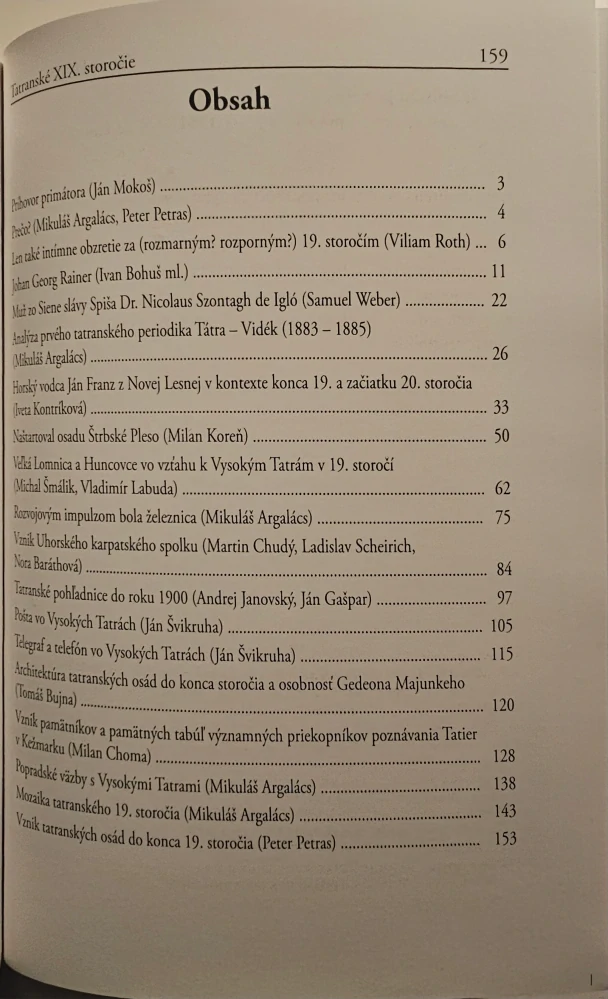 Tatranské XIX. storočie a jeho osobnosti