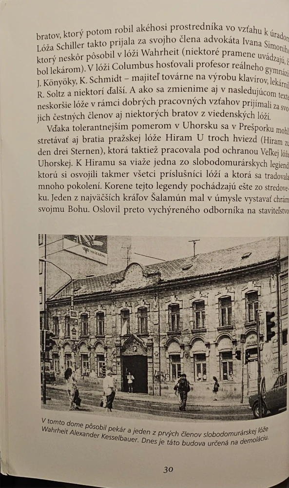 Slobodomurárske lóže v Bratislave