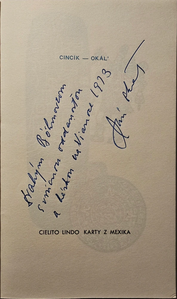 Cielito Lindo (karty z Mexika) /s podpisom