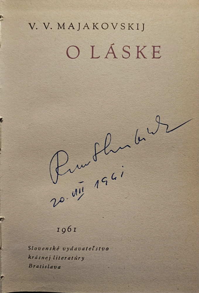 O láske /s podpisom