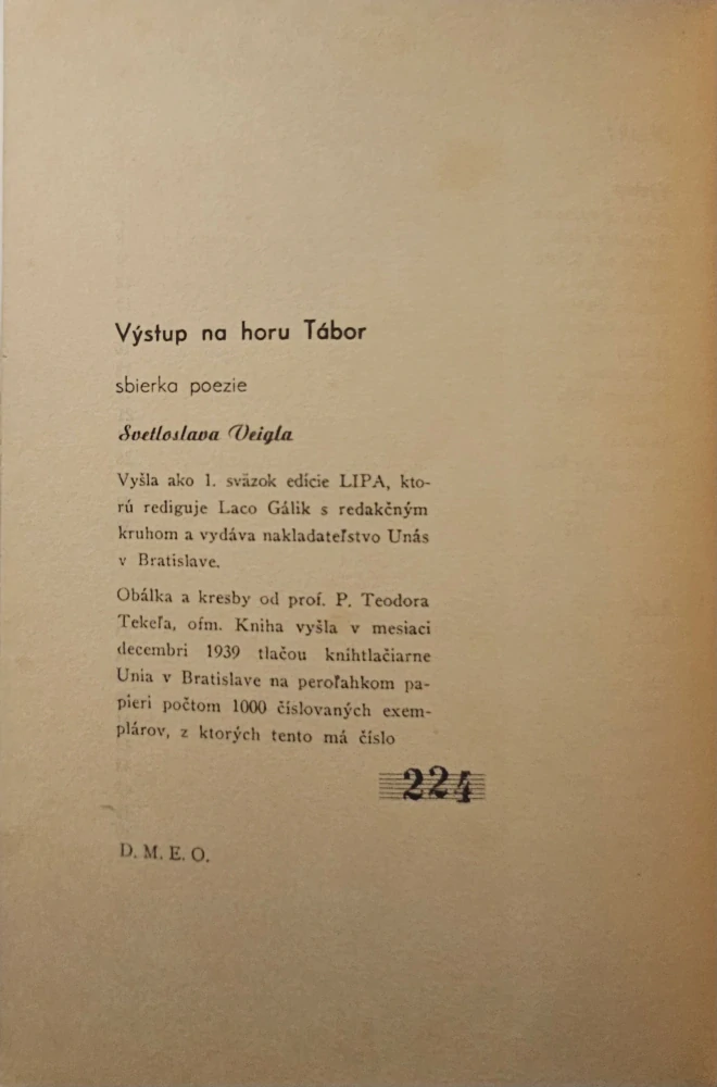 Výstup na horu Tábor