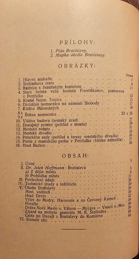 Sprievodca po Bratislave a okolí