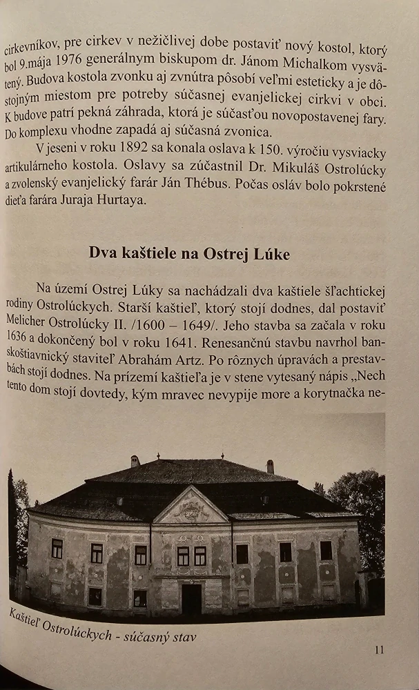 Šľachtický rod Ostrolúckych