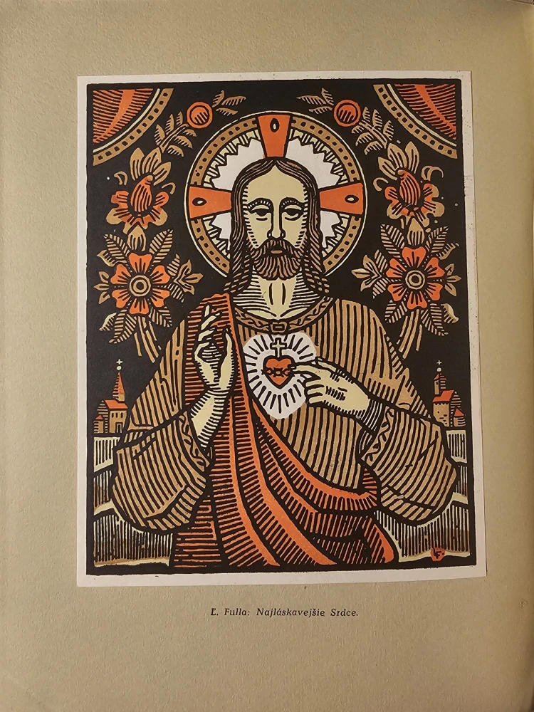 Všeobecná cirkev /drevorez Fulla