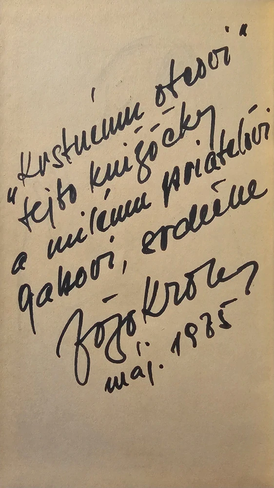 Herec nielen na udici /s podpisom