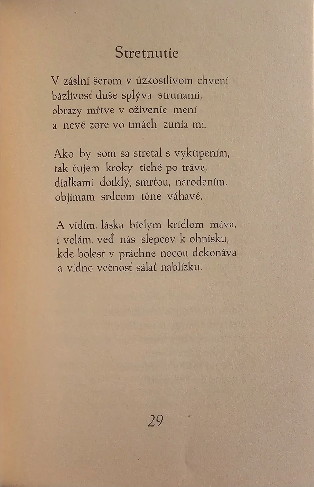 Štít /poloplátená väzba /s podpisom