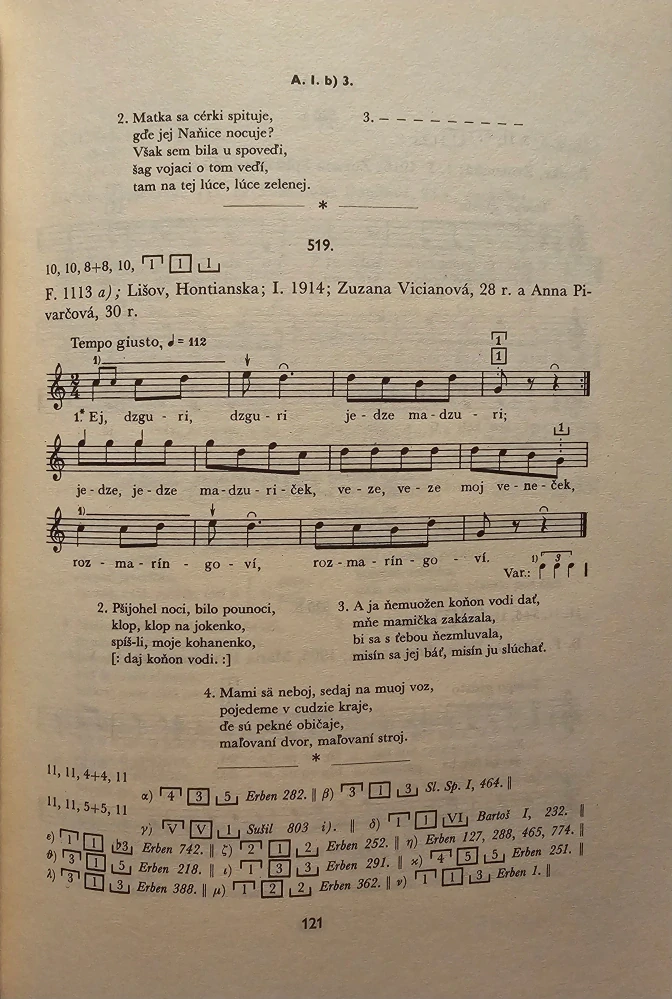 Slovenské ľudové piesne (II. zväzok)