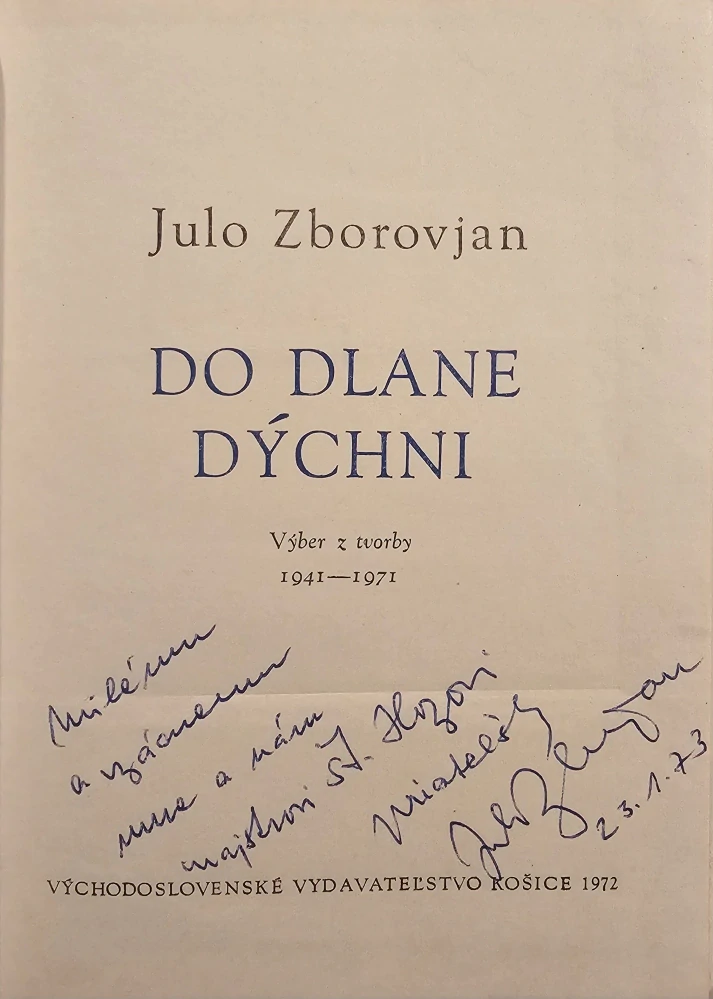 Do dlane dýchni /s podpisom