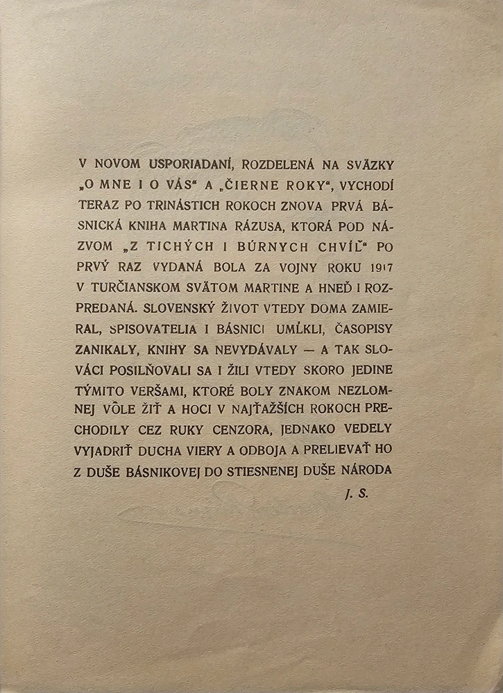 O mne i o Vás