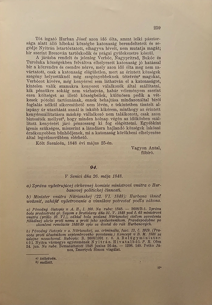 Slovenské povstanie roku 1848-1849 (I. diel, I.+II. časť)