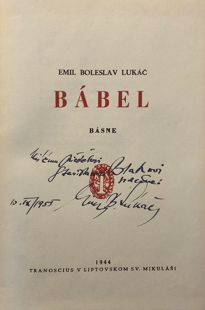 Bábel /s podpisom