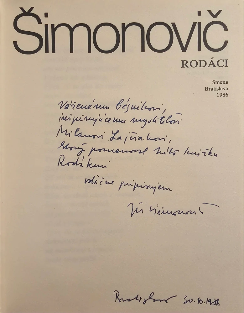 Rodáci /s podpisom