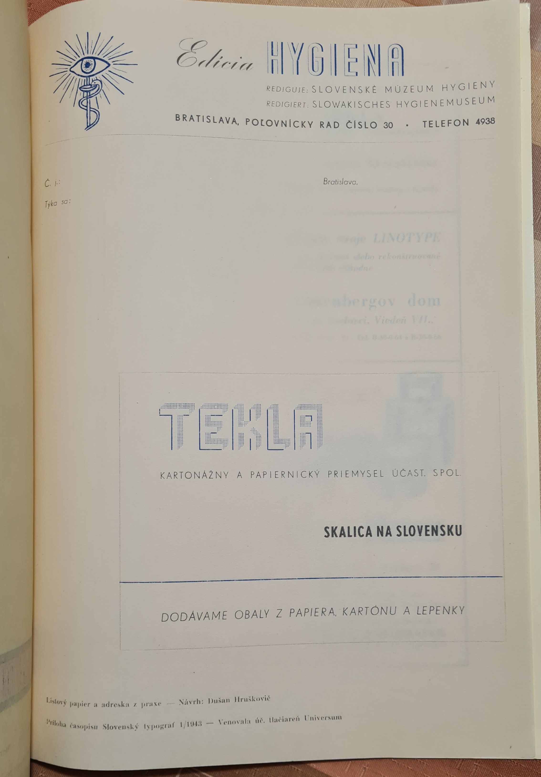 Slovenský typograf (V./1)