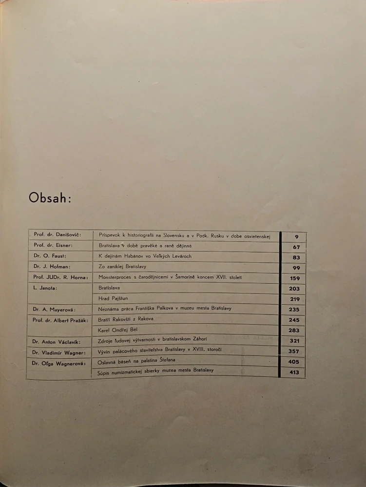 Ročenka vedeckých ústavov mesta Bratislavy na rok 1934
