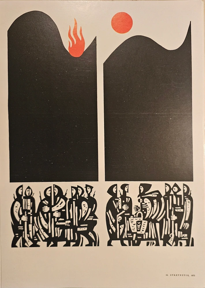 Dvanásť grafík Róberta Dúbravca