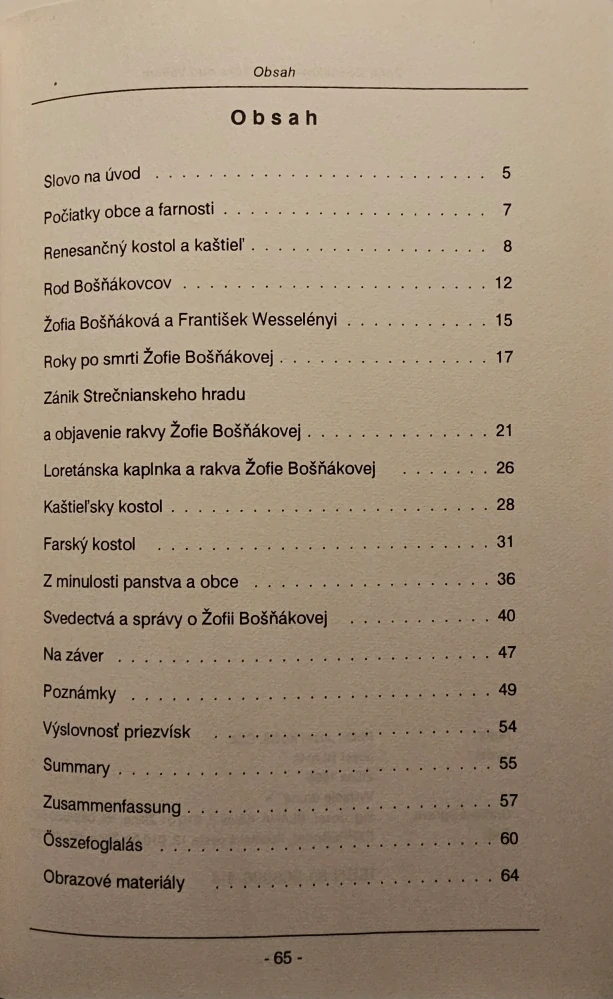 Žofia Bošňáková a Teplička nad Váhom