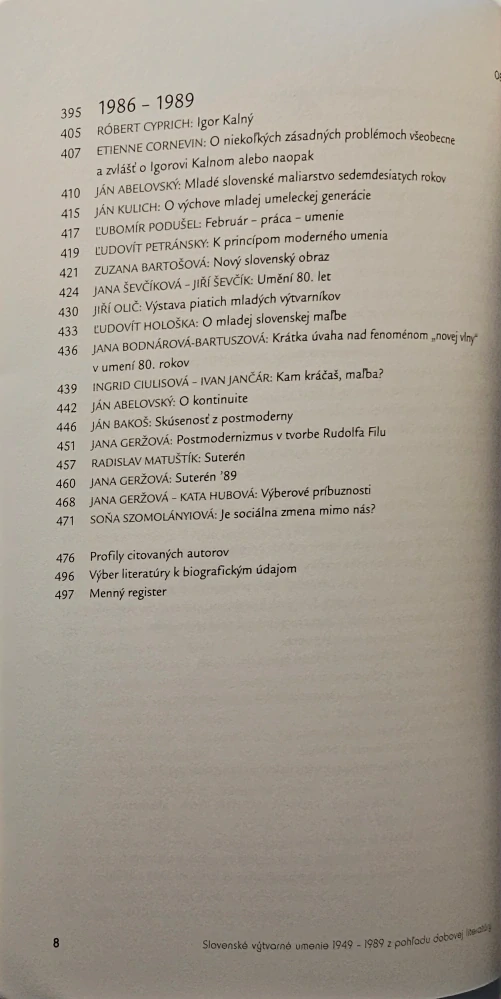 Slovenské výtvarné umenie 1949 - 1989 (z pohľadu dobovej literatúry)