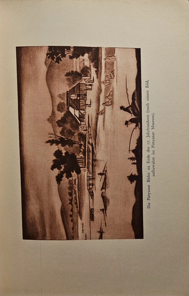 Chválospev na Piešťanské kúpele z roku 1642 /nemecká verzia