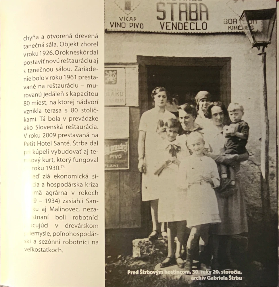 Santovka (plniarenstvo, povozníctvo a kúpeľníctvo)