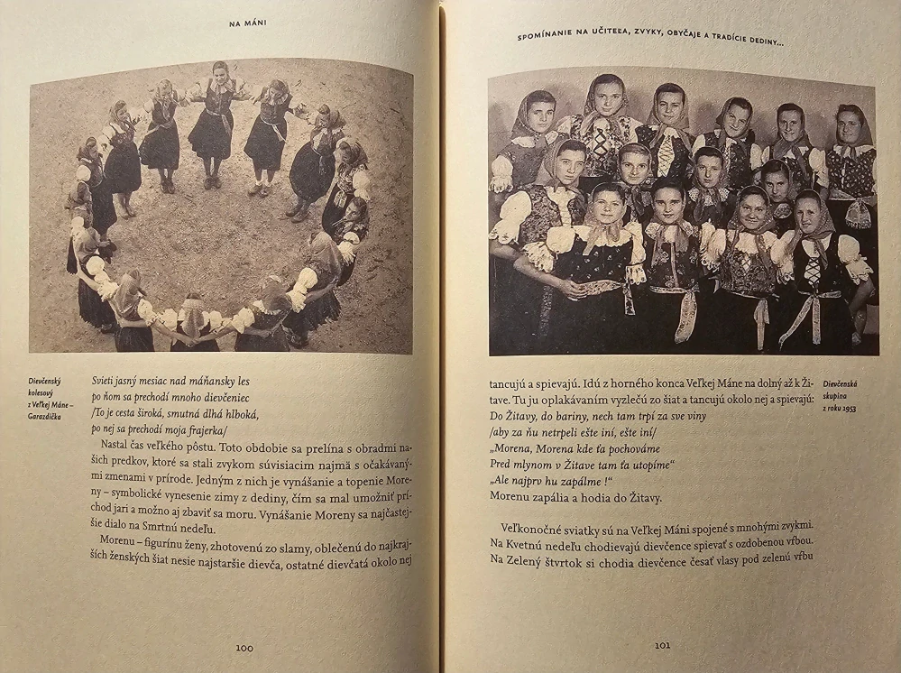 Na Máni (Spomínanie na učiteľa, zvyky, obyčaje a tradície dediny na Požitaví)