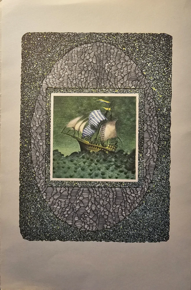 Tri princezné v belasej skale (Súbor 9 ilustrácií/zinkografií Albína Brunovského)