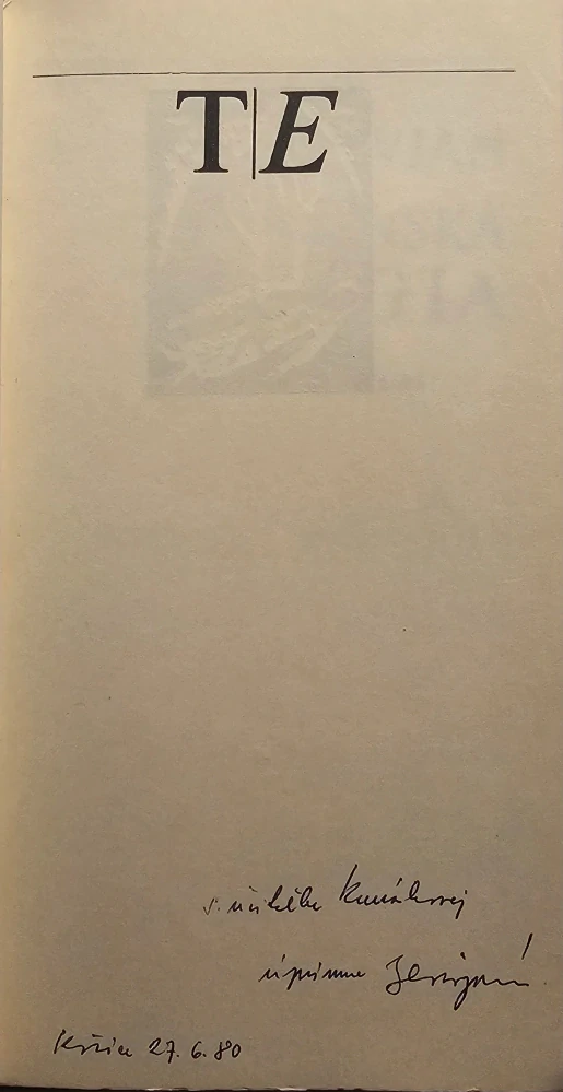 Tatranská elégia /s podpisom