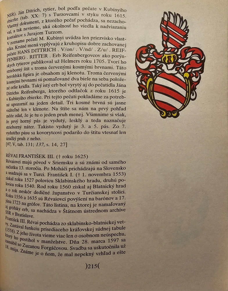 Rodové erby na Slovensku I.-II.  